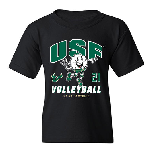 USF - NCAA Women's Volleyball : Naiya Sawtelle - Fashion Shersey Youth T-Shirt-0