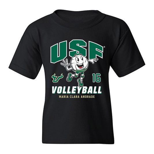 USF - NCAA Women's Volleyball : Maria Clara Andrade - Fashion Shersey Youth T-Shirt-0