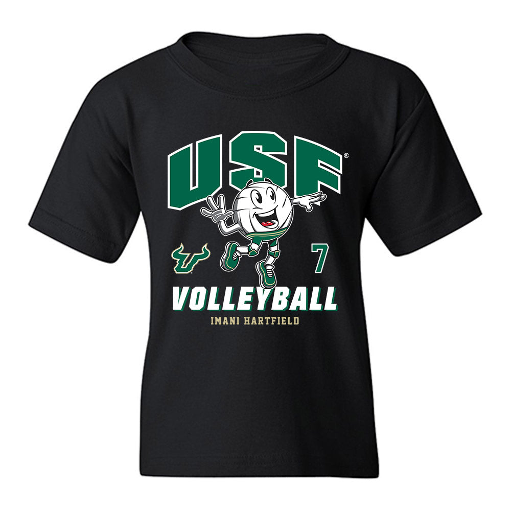 USF - NCAA Women's Volleyball : Imani Hartfield - Fashion Shersey Youth T-Shirt-0