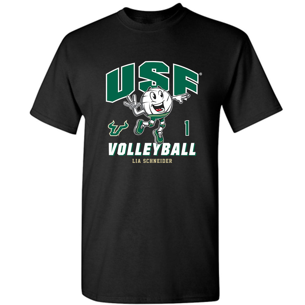 USF - NCAA Women's Volleyball : Lia Schneider - Fashion Shersey T-Shirt-0