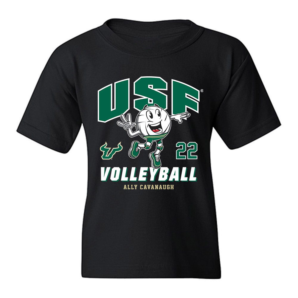 USF - NCAA Women's Volleyball : Ally Cavanaugh - Fashion Shersey Youth T-Shirt-0