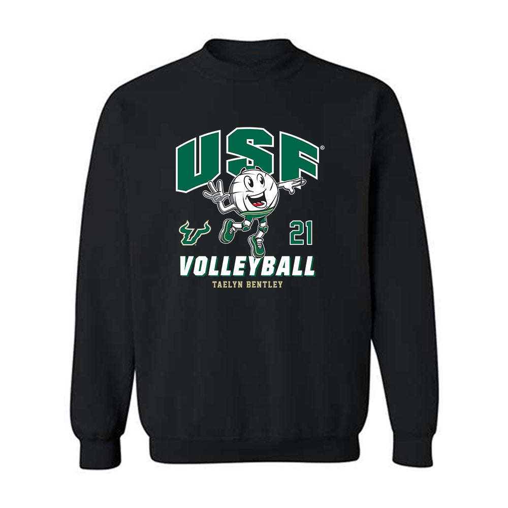 USF - NCAA Women's Volleyball : Taelyn Bentley - Fashion Shersey Crewneck Sweatshirt-0