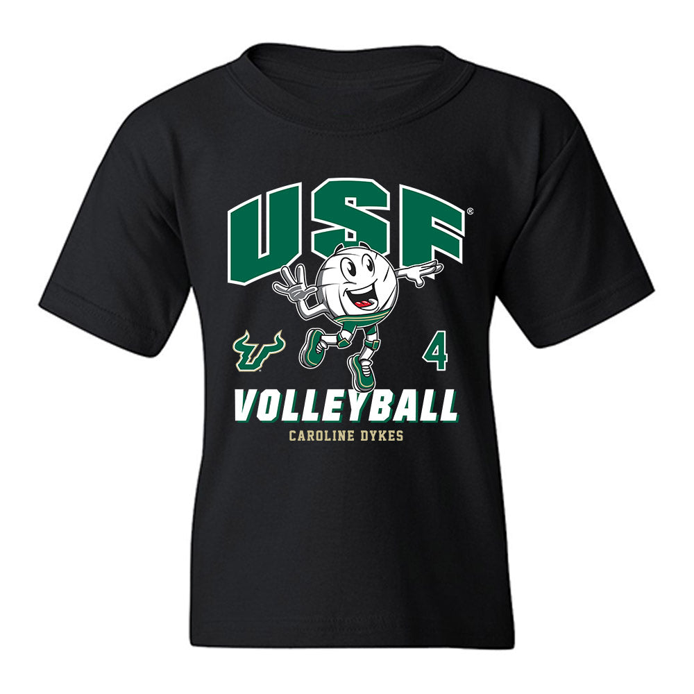 USF - NCAA Women's Volleyball : Caroline Dykes - Fashion Shersey Youth T-Shirt-0