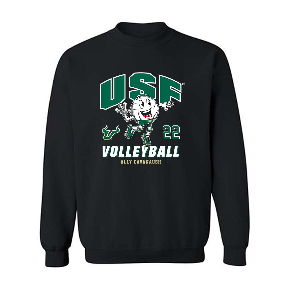 USF - NCAA Women's Volleyball : Ally Cavanaugh - Fashion Shersey Crewneck Sweatshirt-0