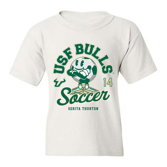 USF - NCAA Women's Soccer : Serita Thurton - Fashion Shersey Youth T-Shirt-0