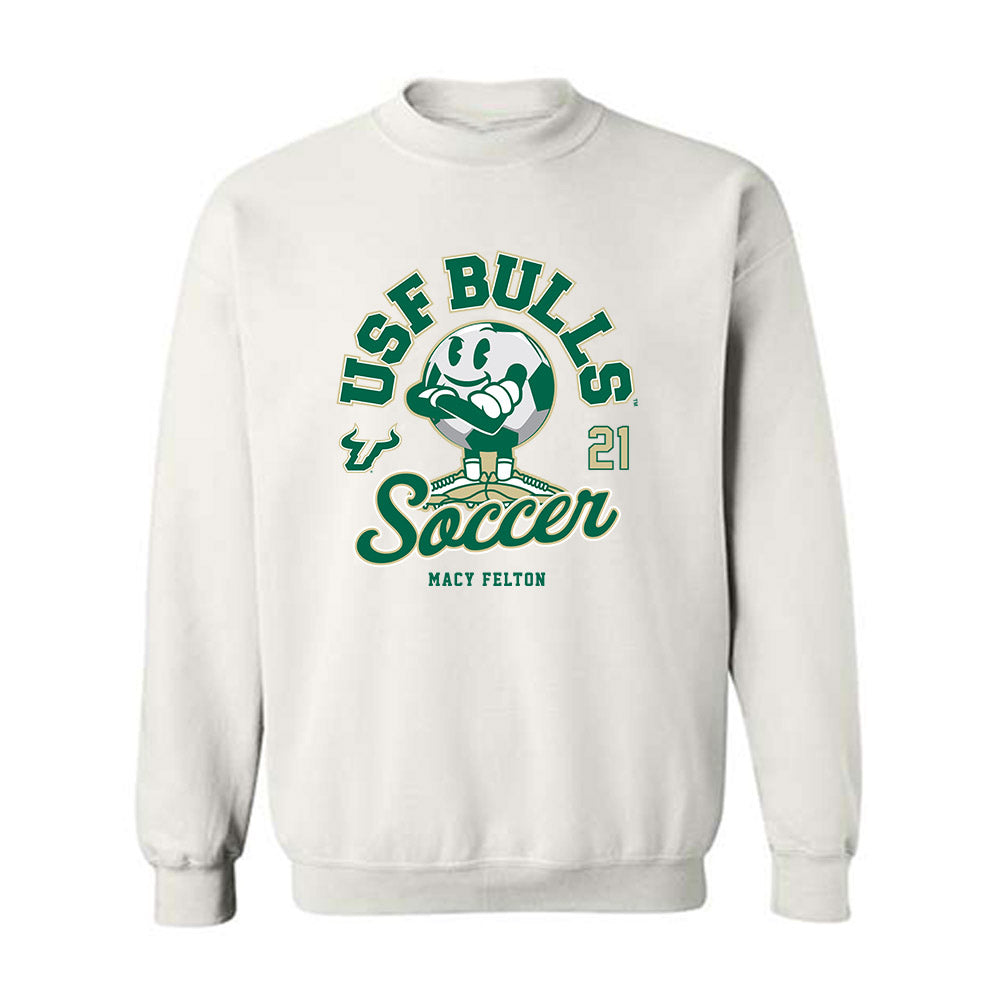 USF - NCAA Women's Soccer : Macy Felton - Fashion Shersey Crewneck Sweatshirt-0