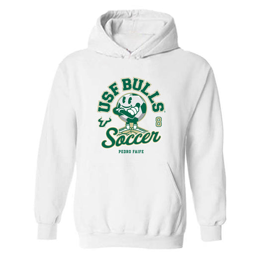 USF - NCAA Men's Soccer : Pedro Faife - Fashion Shersey Hooded Sweatshirt-0