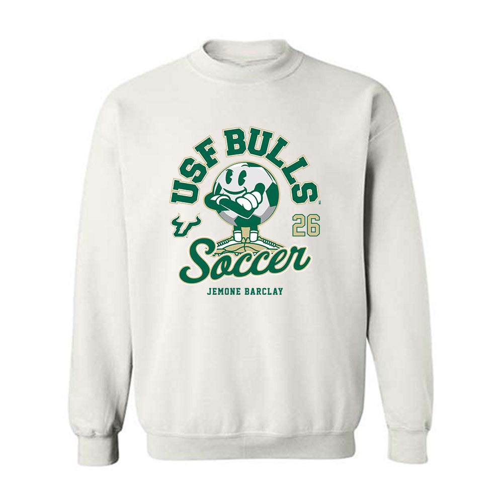 USF - NCAA Men's Soccer : Jemone Barclay - Fashion Shersey Crewneck Sweatshirt-0