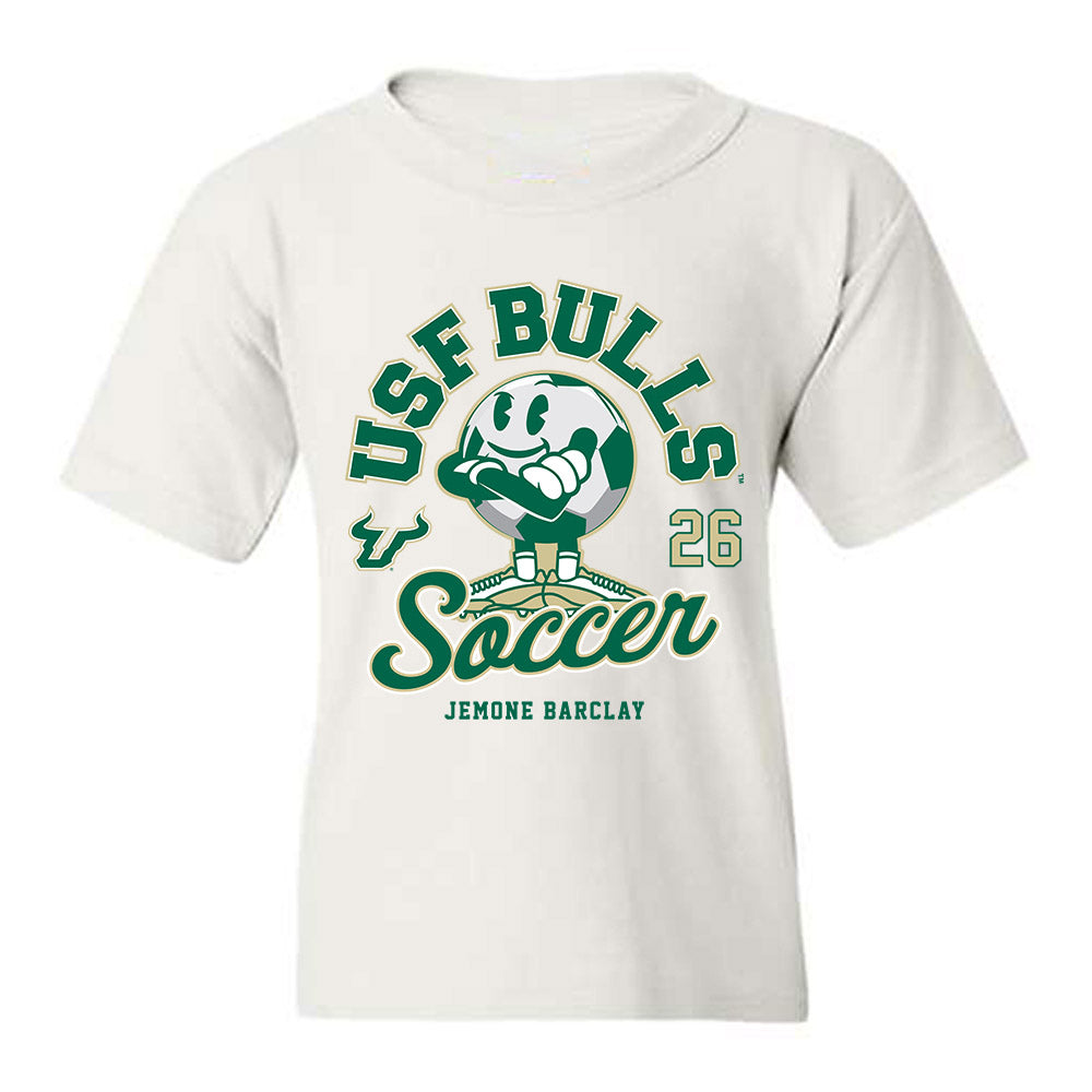 USF - NCAA Men's Soccer : Jemone Barclay - Fashion Shersey Youth T-Shirt-0