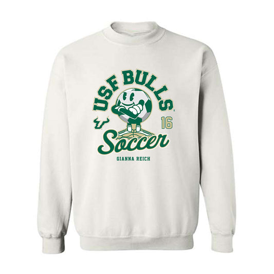 USF - NCAA Women's Soccer : Gianna Reich - Fashion Shersey Crewneck Sweatshirt-0