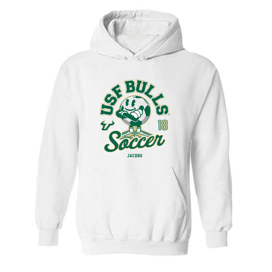USF - NCAA Men's Soccer : Jacobo Gonzalez - Fashion Shersey Hooded Sweatshirt-0