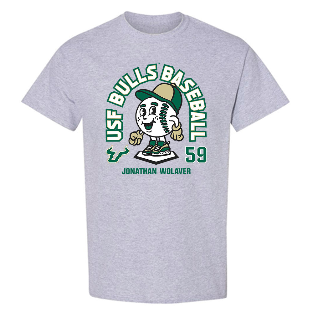 USF - NCAA Baseball : Jonathan Wolaver - Fashion Shersey T-Shirt-0