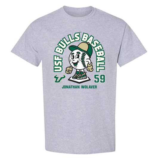 USF - NCAA Baseball : Jonathan Wolaver - Fashion Shersey T-Shirt-0