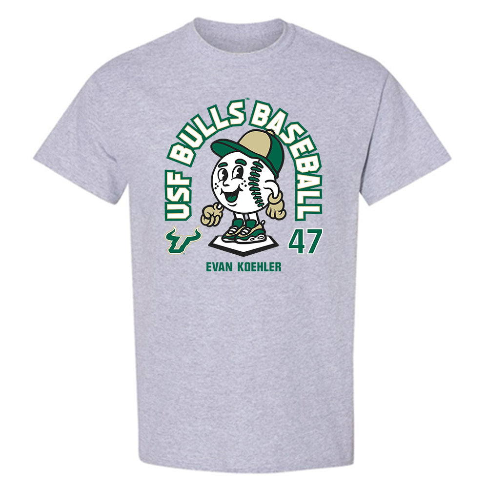 USF - NCAA Baseball : Evan Koehler - Fashion Shersey T-Shirt-0