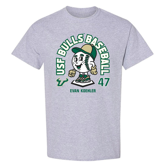 USF - NCAA Baseball : Evan Koehler - Fashion Shersey T-Shirt-0