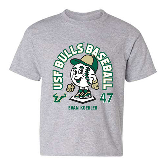 USF - NCAA Baseball : Evan Koehler - Fashion Shersey Youth T-Shirt-0