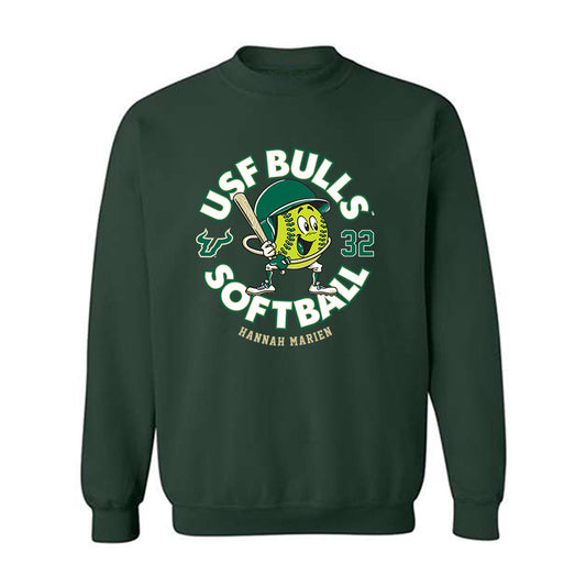 USF - NCAA Softball : Hannah Marien - Fashion Shersey Crewneck Sweatshirt-0