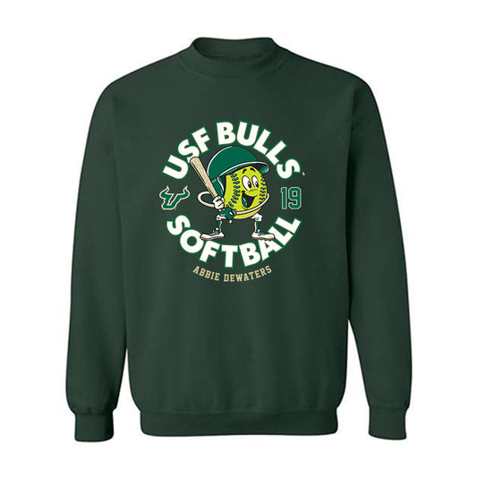 USF - NCAA Softball : Abbie DeWaters - Fashion Shersey Crewneck Sweatshirt-0