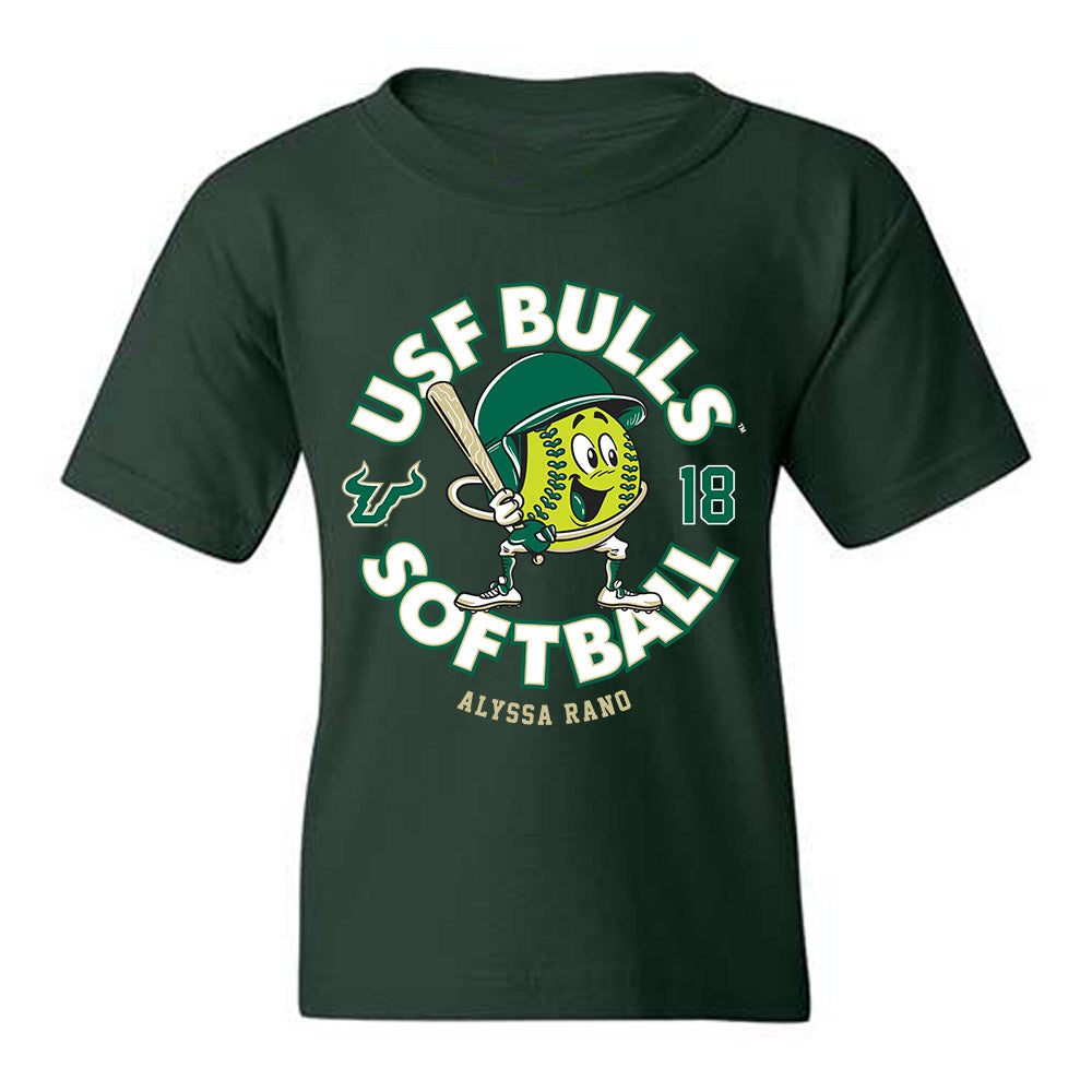 USF - NCAA Softball : Alyssa Rano - Fashion Shersey Youth T-Shirt-0