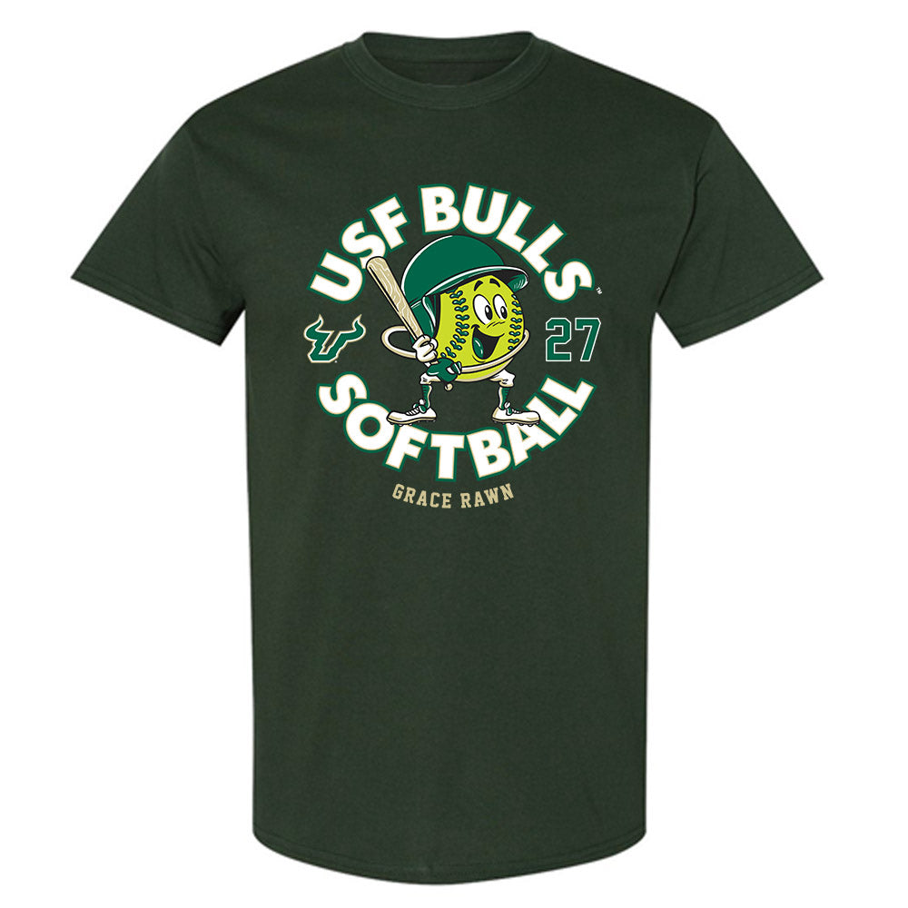 USF - NCAA Softball : Grace Rawn - Fashion Shersey T-Shirt-0