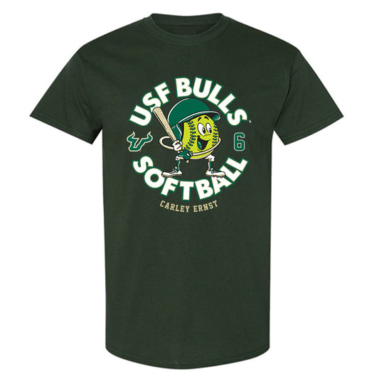 USF - NCAA Softball : Carley Ernst - Fashion Shersey T-Shirt-0