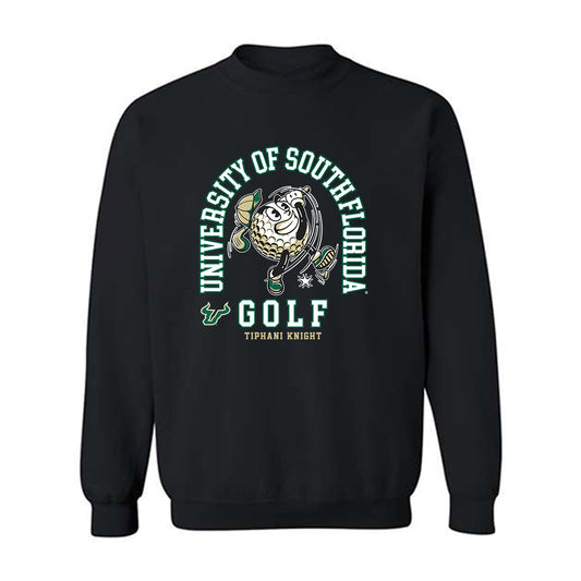 USF - NCAA Women's Golf : Tiphani Knight - Fashion Shersey Crewneck Sweatshirt-0