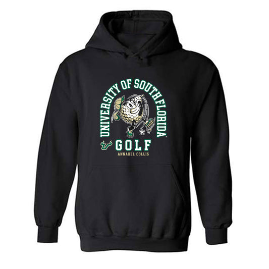 USF - NCAA Women's Golf : Annabel Collis - Fashion Shersey Hooded Sweatshirt-0