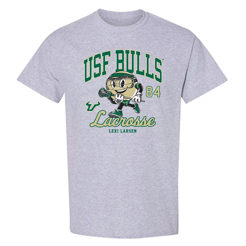 USF - NCAA Women's Lacrosse : Lexi Larsen - Fashion Shersey T-Shirt-0