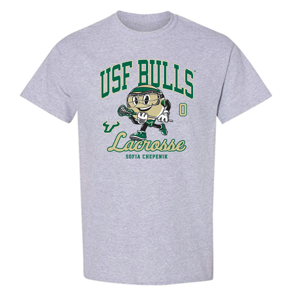 USF - NCAA Women's Lacrosse : Sofia Chepenik - Fashion Shersey T-Shirt-0
