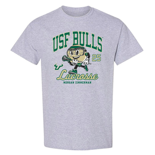 USF - NCAA Women's Lacrosse : Morgan Zimmerman - Fashion Shersey T-Shirt-0