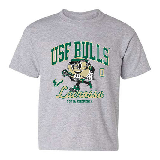 USF - NCAA Women's Lacrosse : Sofia Chepenik - Fashion Shersey Youth T-Shirt-0