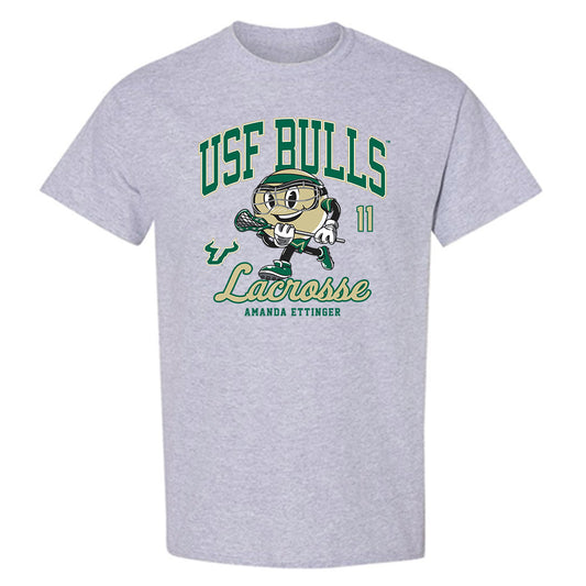 USF - NCAA Women's Lacrosse : Amanda Ettinger - Fashion Shersey T-Shirt-0