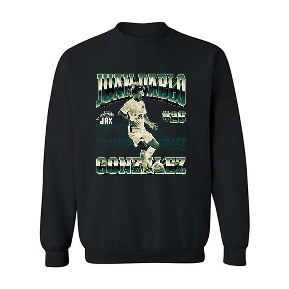 Jacksonville - NCAA Men's Soccer : Juan Pablo Gonzalez - Crewneck Sweatshirt-0