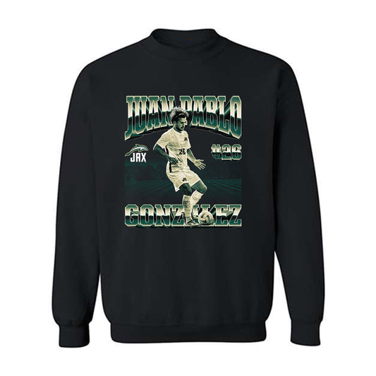 Jacksonville - NCAA Men's Soccer : Juan Pablo Gonzalez - Crewneck Sweatshirt-0