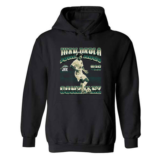 Jacksonville - NCAA Men's Soccer : Juan Pablo Gonzalez - Hooded Sweatshirt-0