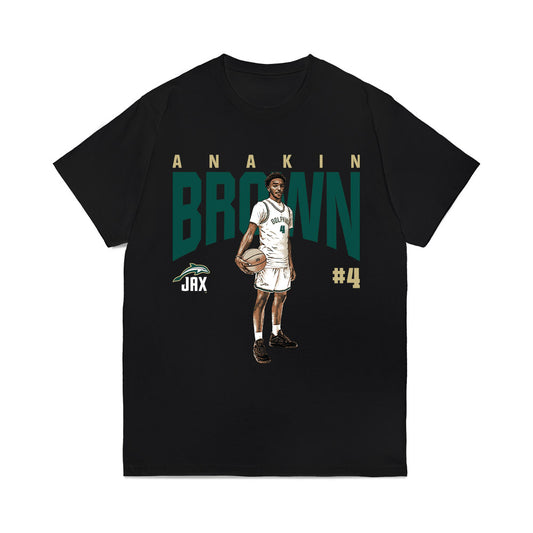 Jacksonville - NCAA Men's Basketball : Anakin Brown - Collage Comfort Colors T-Shirt-0