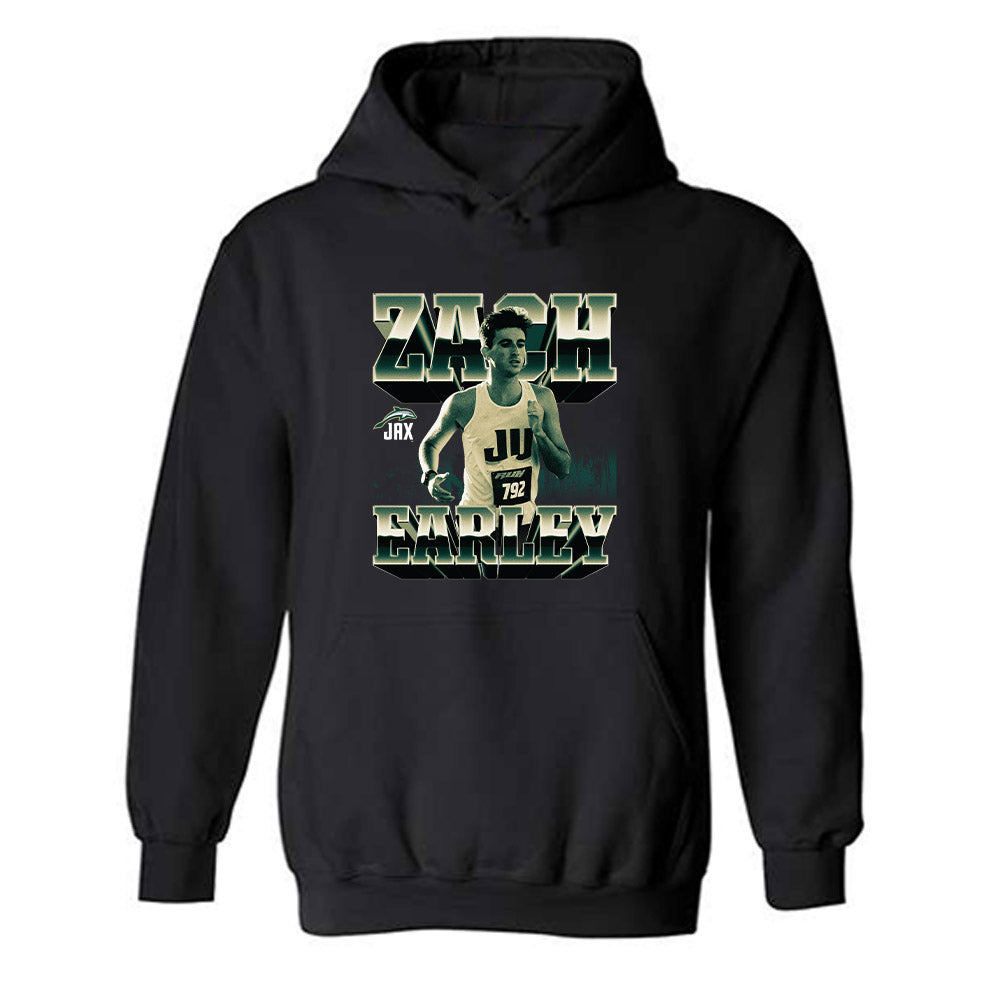 Jacksonville - NCAA Men's Cross Country : Zach Earley - Player Collage Hooded Sweatshirt-0