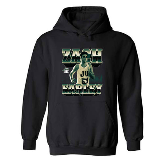 Jacksonville - NCAA Men's Cross Country : Zach Earley - Player Collage Hooded Sweatshirt-0