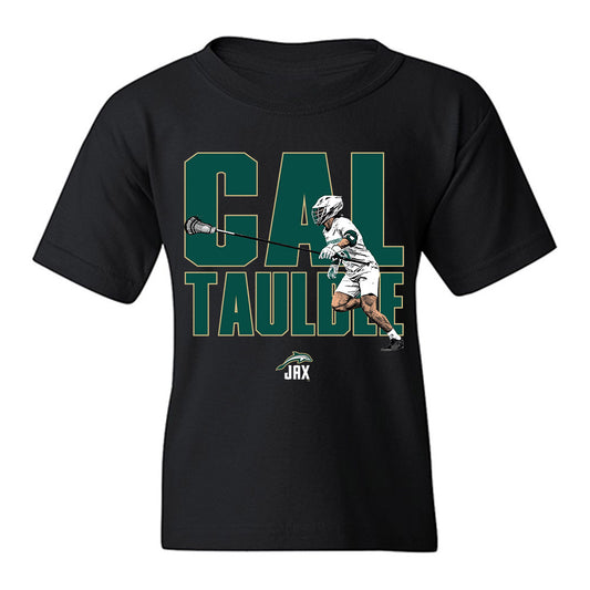 Jacksonville - NCAA Men's Lacrosse : Cal Taulbee - Youth T-Shirt-0