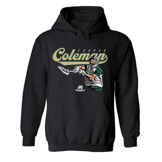 Jacksonville - NCAA Men's Lacrosse : Cooper Coleman - Hooded Sweatshirt-0