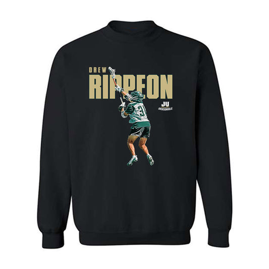 Jacksonville - NCAA Men's Lacrosse : Drew Rippeon - Crewneck Sweatshirt-0