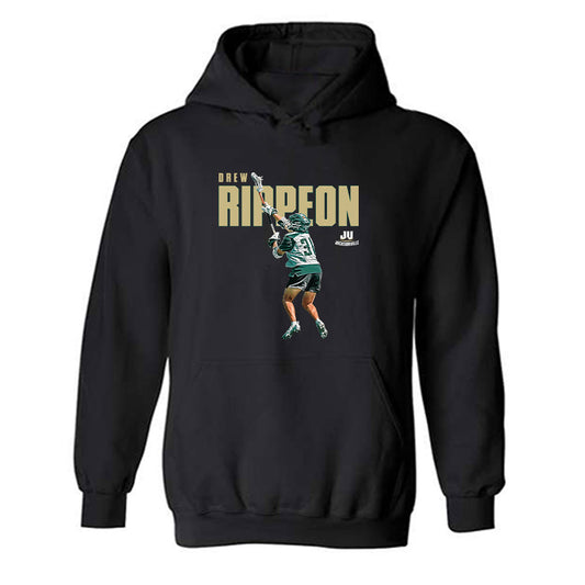 Jacksonville - NCAA Men's Lacrosse : Drew Rippeon - Player Collage Hooded Sweatshirt-0