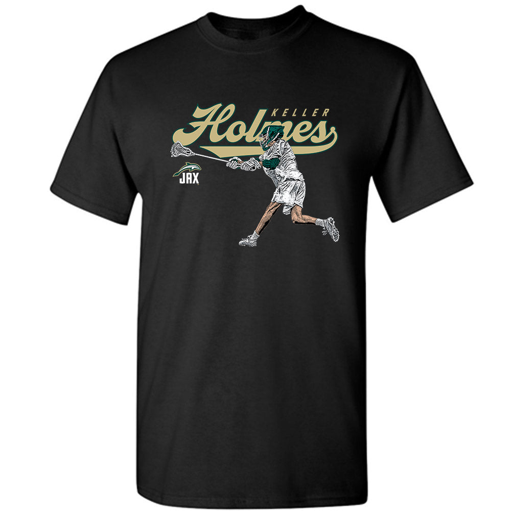 Jacksonville - NCAA Men's Lacrosse : Keller Holmes - T-Shirt-0