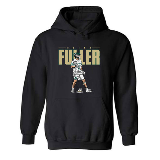 Jacksonville - NCAA Men's Lacrosse : Quinn Fuller - Player Collage Hooded Sweatshirt-0