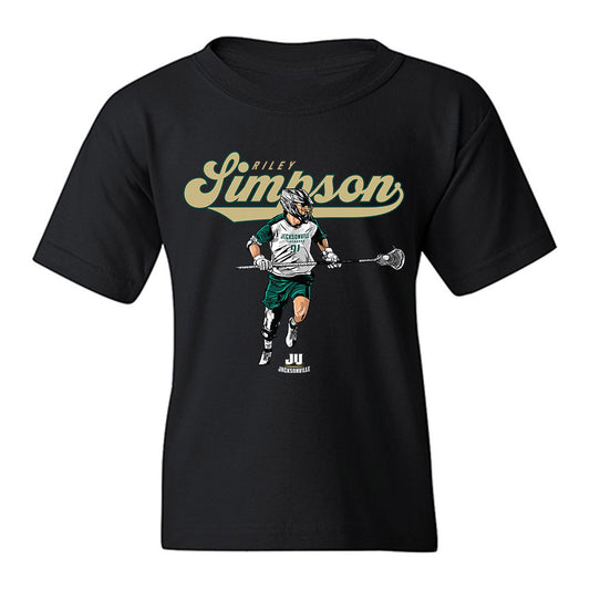 Jacksonville - NCAA Men's Lacrosse : Riley Simpson - Youth T-Shirt-0