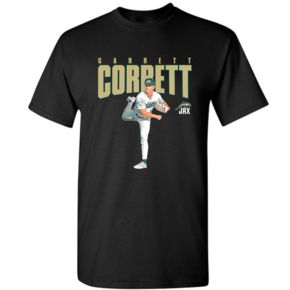 Jacksonville - NCAA Baseball : Garrett Corbett - T-Shirt-0