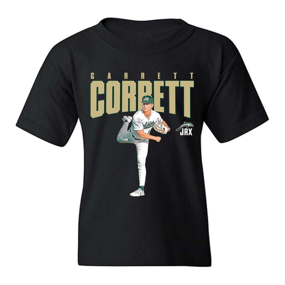 Jacksonville - NCAA Baseball : Garrett Corbett - Youth T-Shirt-0