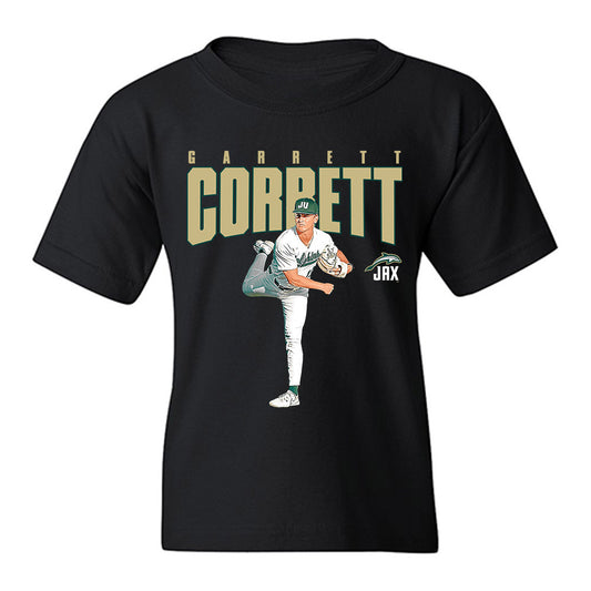 Jacksonville - NCAA Baseball : Garrett Corbett - Youth T-Shirt-0