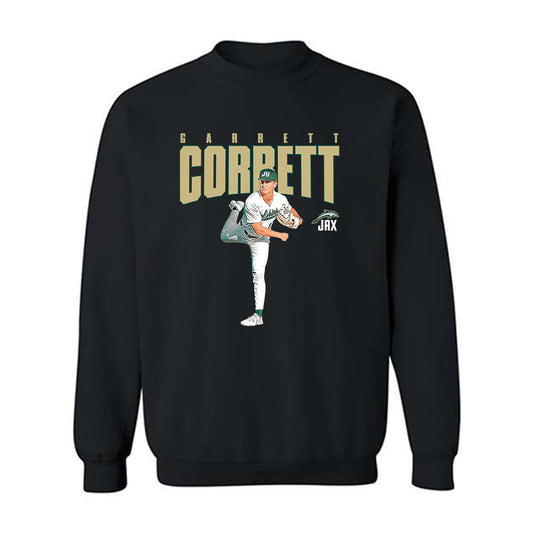 Jacksonville - NCAA Baseball : Garrett Corbett - Crewneck Sweatshirt-0