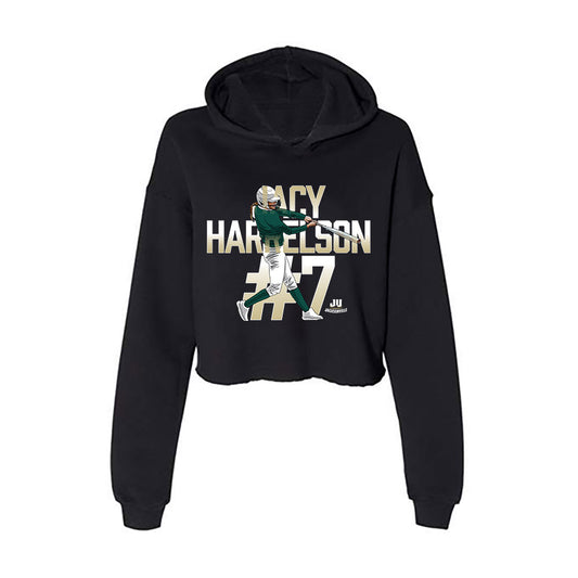 Jacksonville - NCAA Softball : Jacy Harrelson - Women's Crop Fleece Hoodie-0